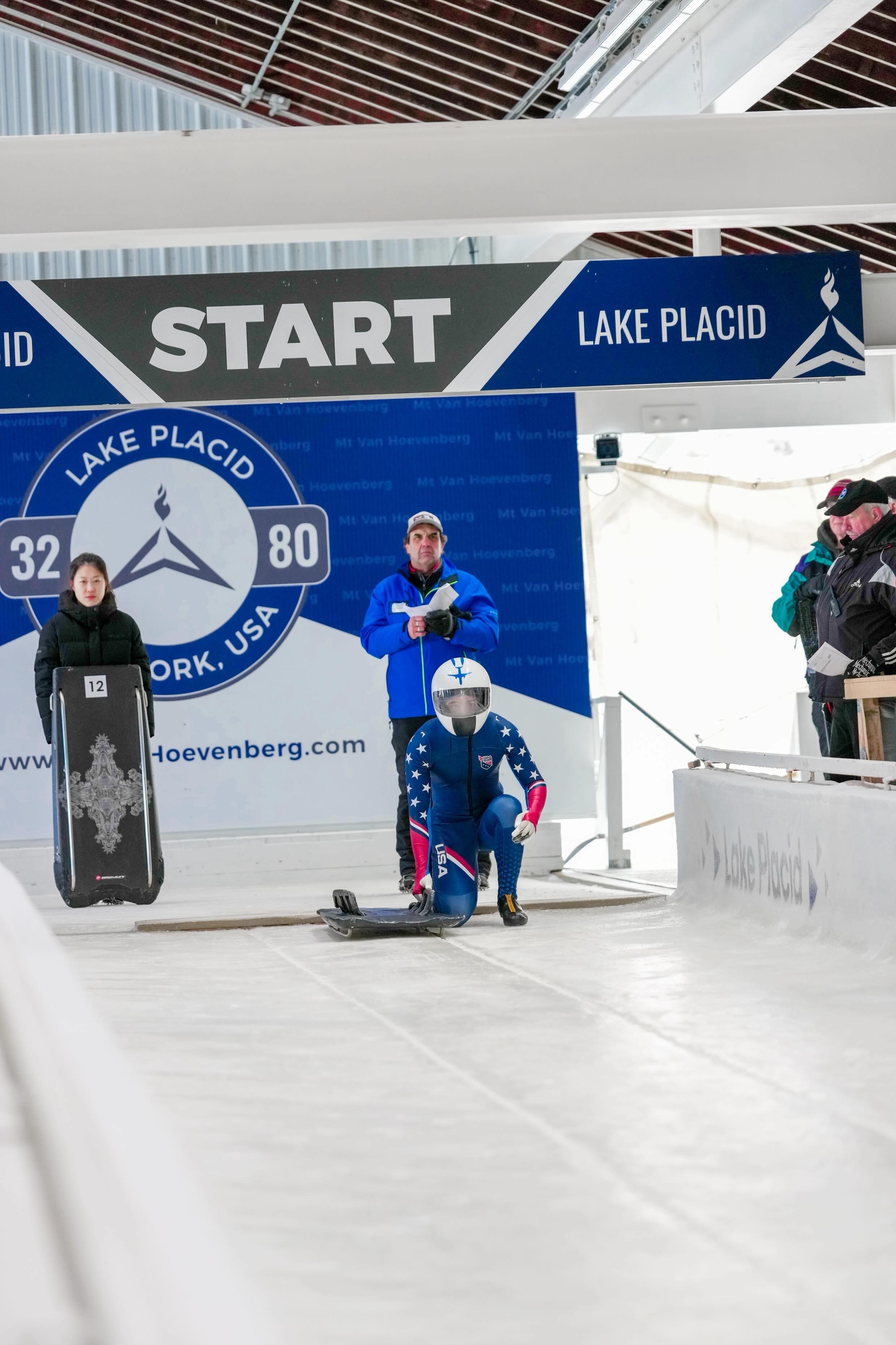 Jackson Kendrick at the start